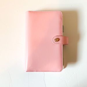 Mini Baby Pink 6 Ring Planner Binder